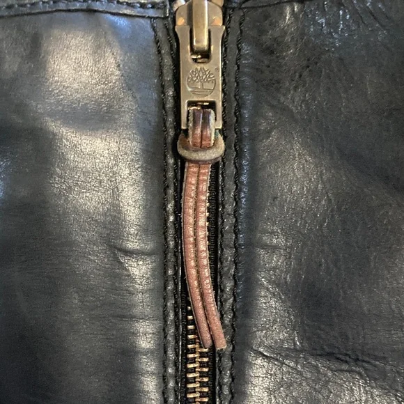 Timberland Black Leather Riding/Biker Boots Knee High Size 7.5 EUC - Picture 11 of 13